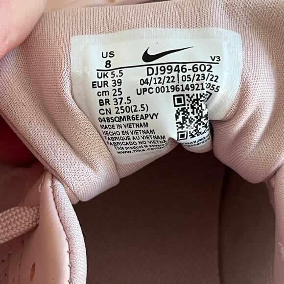 Nike Air Force 1 AF1 Platform PLT.AF.ORM Sneakers Pink Oxford Light Soft Pink - Picture 10 of 11